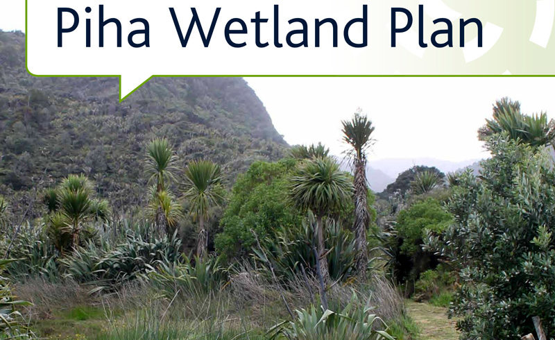View the Piha Wetland Plan